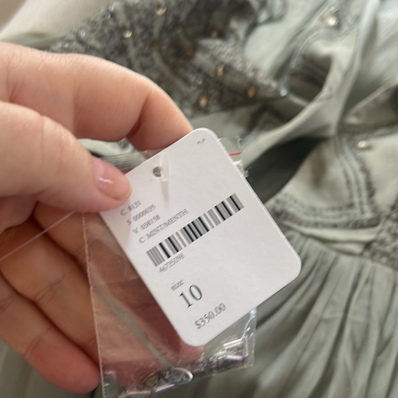 NWT Free People Daphne Maxi Dress size 10. Mint/sage - Picture 4 of 6